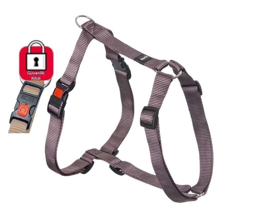 Karlie Gri Kilitli Göğüs Tasması XS 25 - 40 Cm