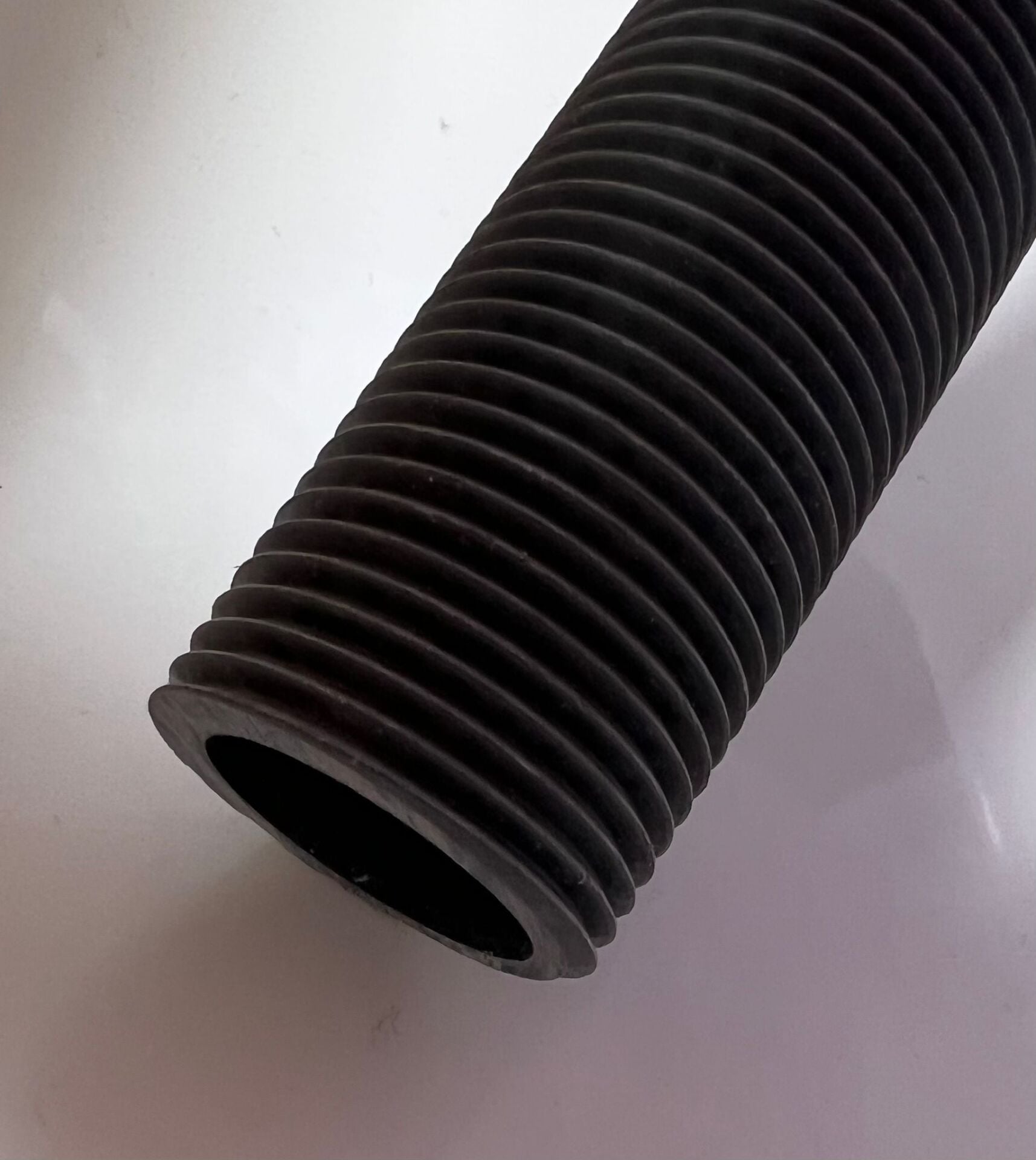 Cam Geçiş için Dişli Pvc Çubuk - Ø 32mm x 25 cm - Gri