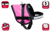 Karlie Pembe Reflektörlü İsimlikli Göğüs Tasması XS 26 - 35 Cm