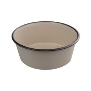 Oripet Kahverengi Çelik Mama Kabı İçi Yazılı 8 1 PT 14 cm