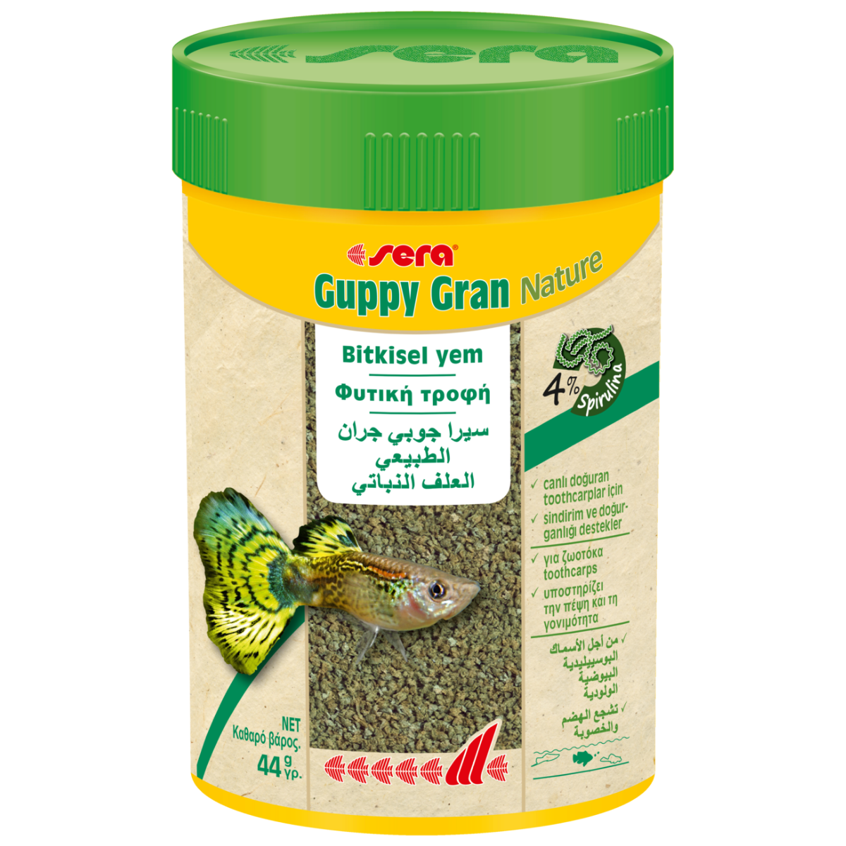 Sera Guppy Gran Nature 100 ml / 44 gr