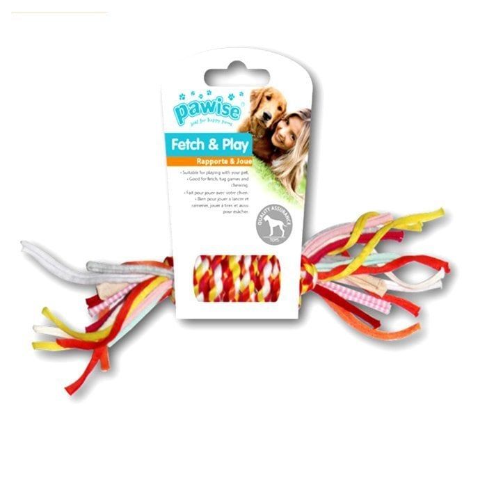 Pawise Köpekler İçin Renkli Düğümlü İp Kemik 27 cm