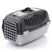 Stefanplast Gulliver 2 Kedi Köpek Taşıma Kafesi Gri Siyah