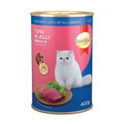 SmartHeart Jöle İçinde Ton Balıklı Yetişkin Kedi Maması 400 gr 24 Adet
