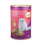 SmartHeart Jöle İçinde Deniz Ürünleri ve Karidesli Yetişkin Kedi Konservesi 24 Adet 400 Gr