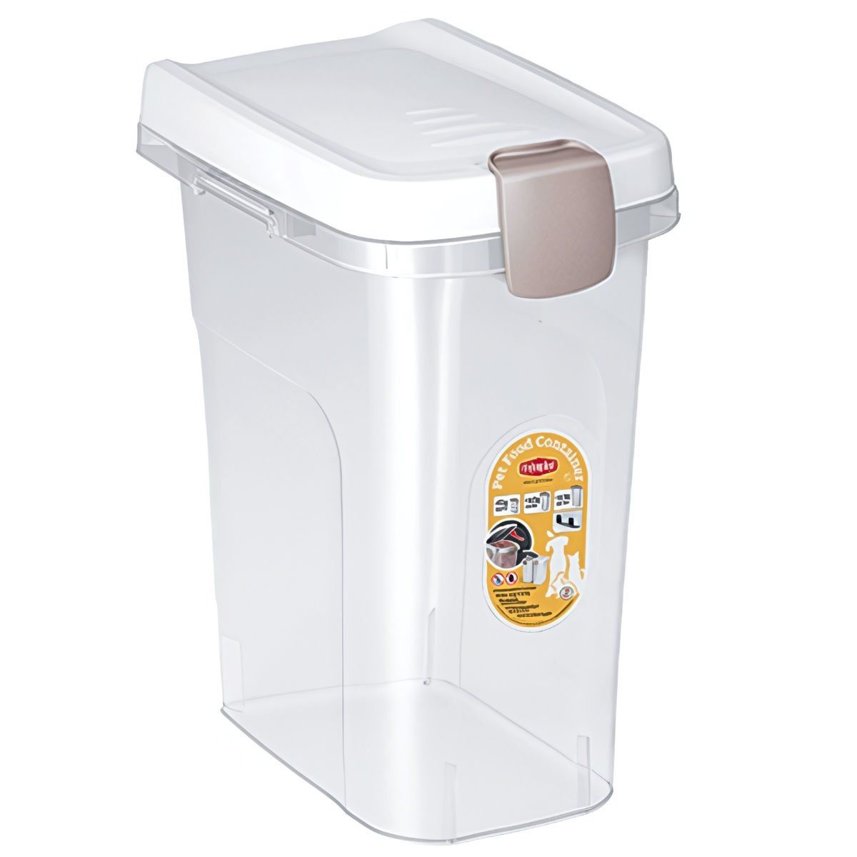 Stefanplast Mama Saklama Kovası 15 Litre Şeffaf