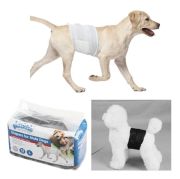 Pawise Erkek Köpek Alt Bağlama Bezi S Siyah 12li