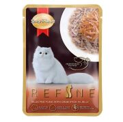 SmartHeart Refine Jölede Ton Balığı ve Yengeç Pouch Kedi Yaş Mama 12 Aadet 70 Gr