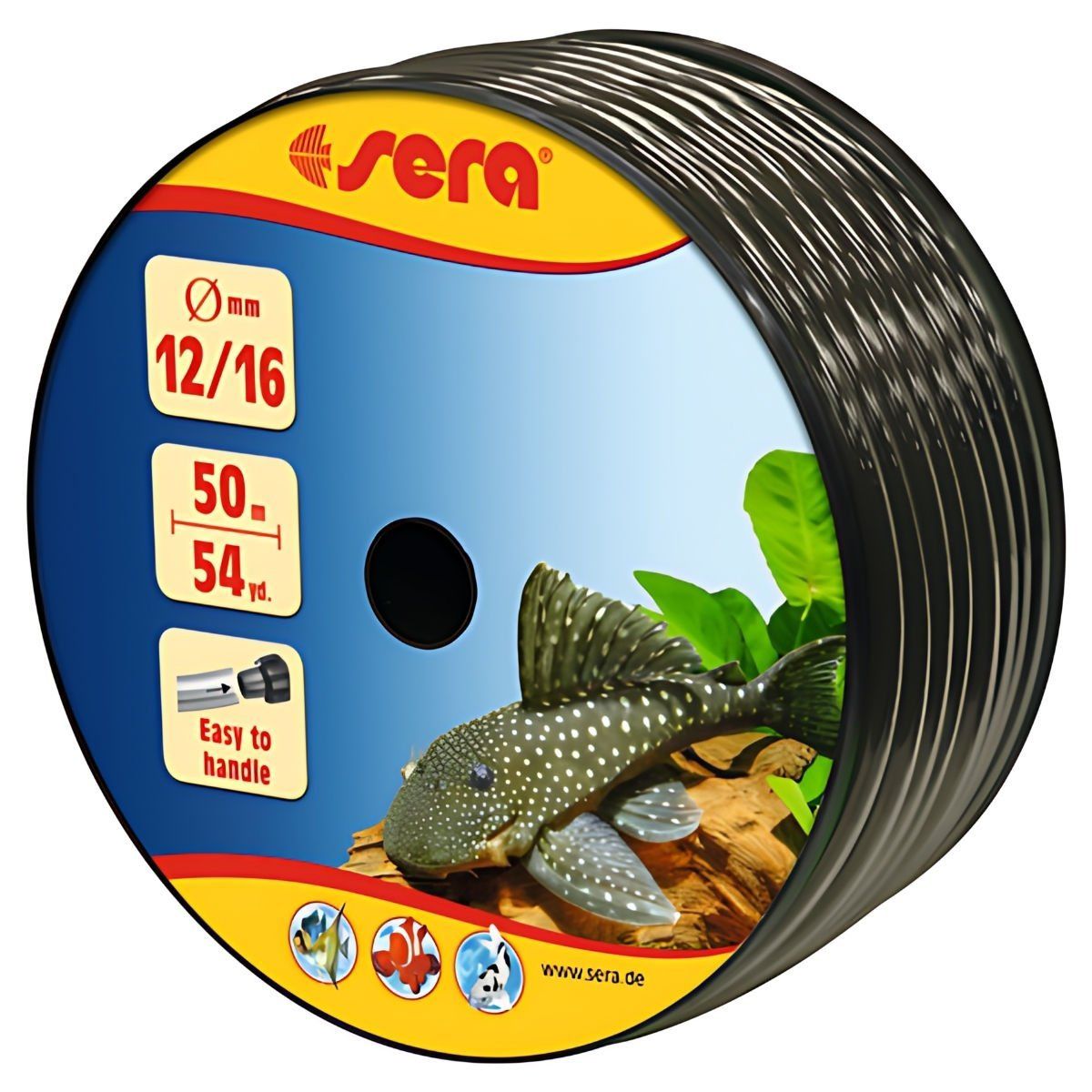 Sera Dış Filtre Hortumu Gri 12/16 - 50 metre