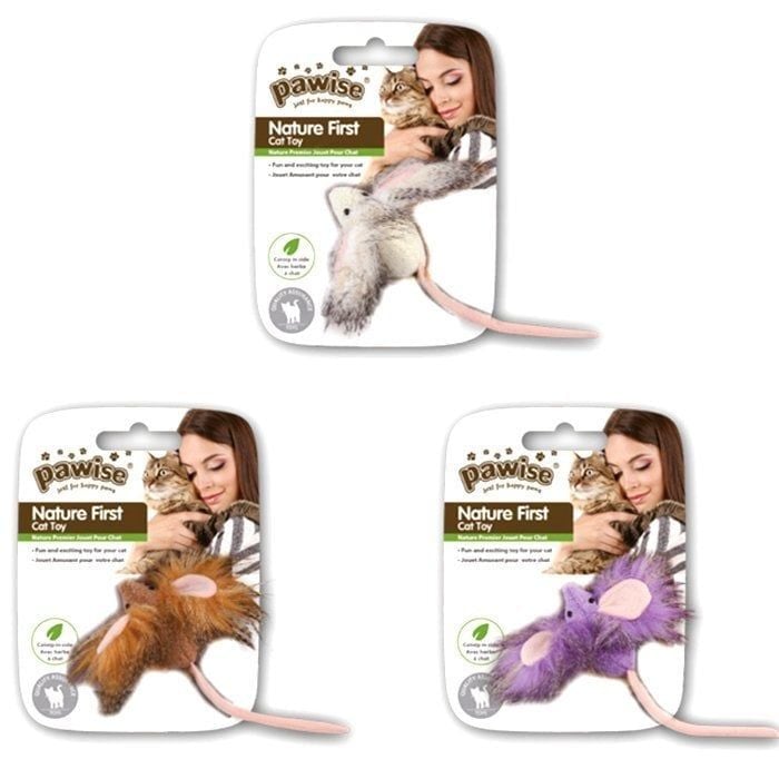 Pawise Büyük Kulaklı Fare Kedi Oyuncağı
