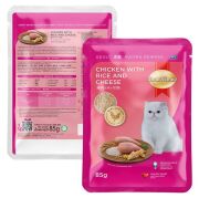 SmartHeart Tavuk Pirinç Peynirli Pouch Kedi Yaş Mama 12 adet 85 gr