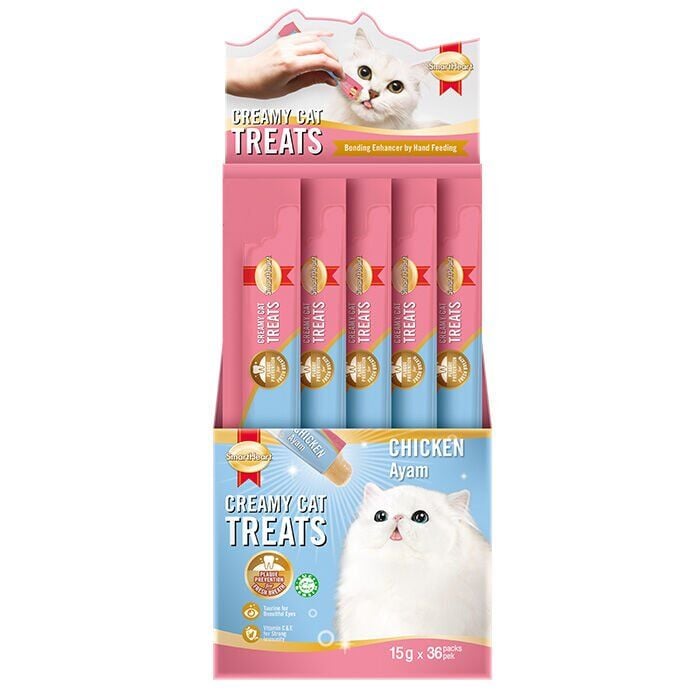 SmartHeart Ton Tavuklu Krema Kedi Ödülü 15 Gr 36 Adet