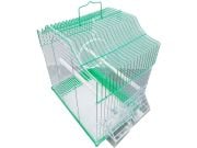 Dayang Çift Renkli İki Kapılı Kubbeli Muhabbet Kuşu Kafesi