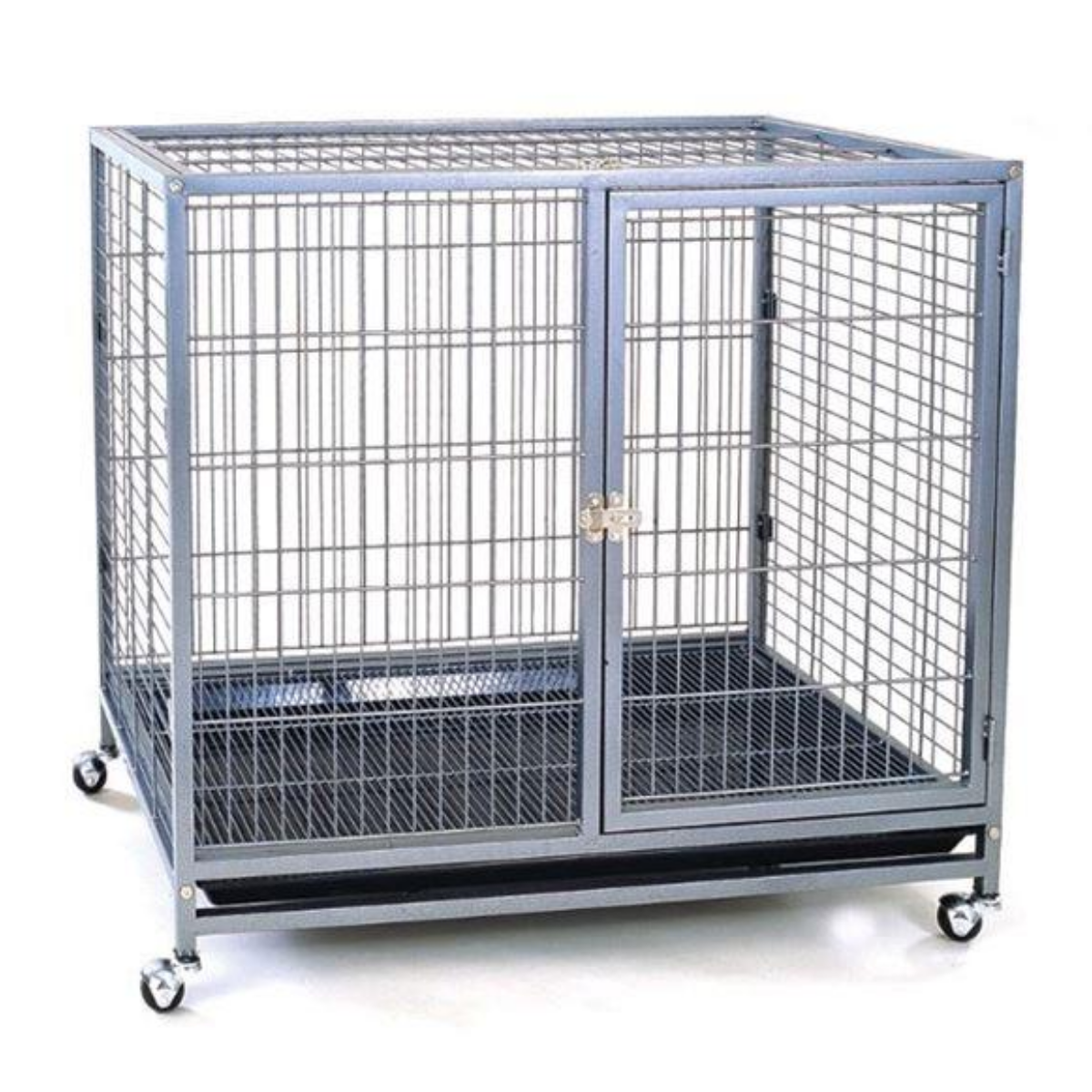 Dayang Galvanizli Tekerlekli Köpek Kafesi 95 x 57 x 87 Cm