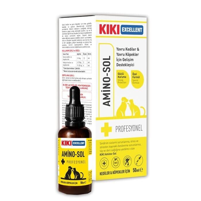 KIKI Kedi ve Köpek Amino-Sol Şurup 50 ml 8 Adet