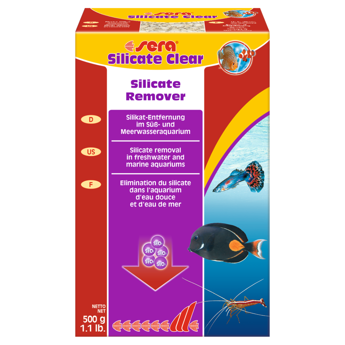Sera Silicate Clear 500 gr