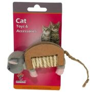 Eastland Kraft Hişirtili Kedi Oyuncaği Fare 10 x 6 cm