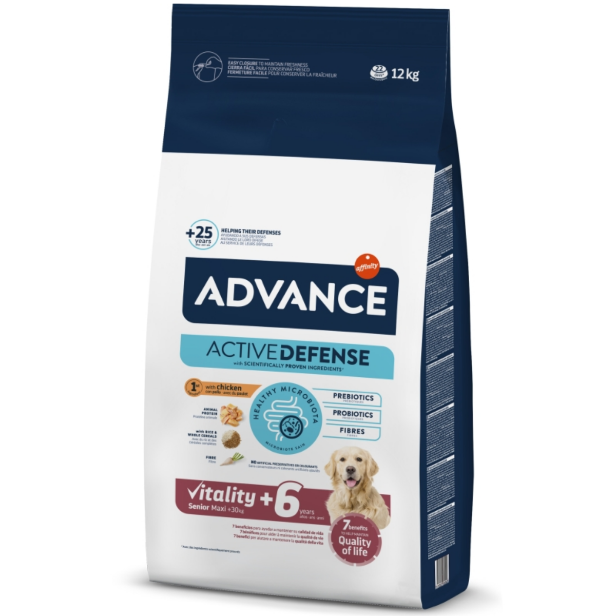 Advance Dog Maxi Senior +6 Vitality 12 kg Köpek Maması