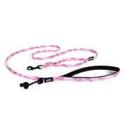 Ezydog Leashes Trainer Soft 25 mm Köpek Gezdirme Kayışı Pembe Kamuflaj