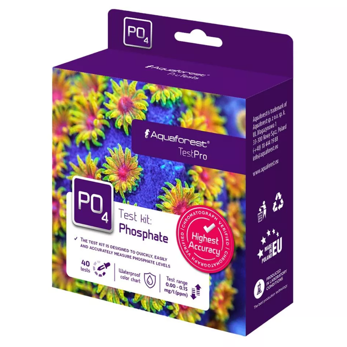 Aquaforest PO4 Phosphate Test Kiti