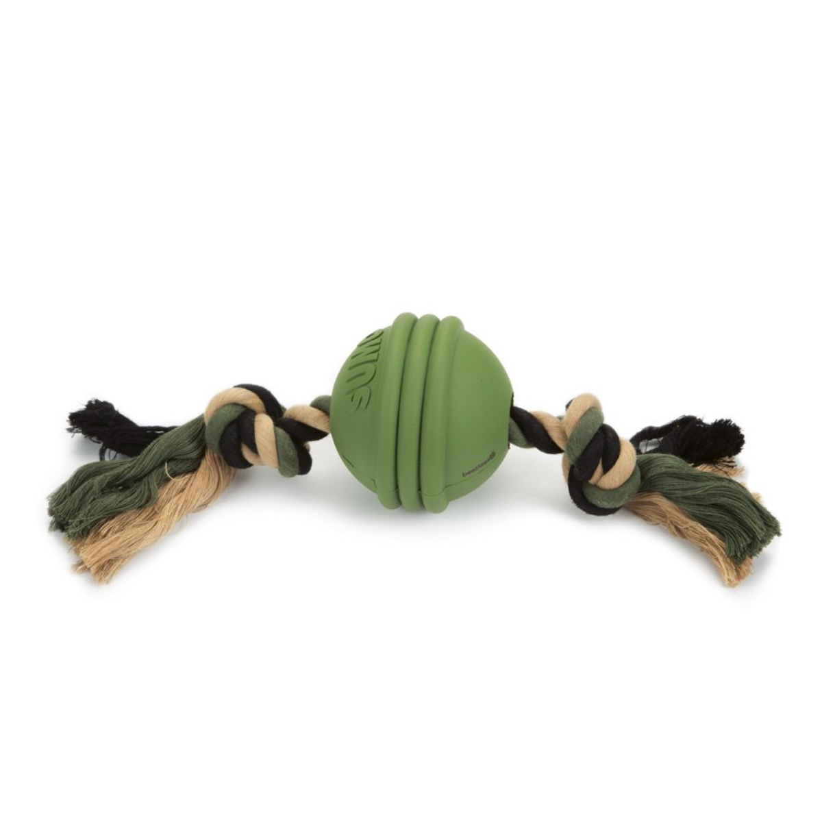 Beeztees Sumo Fit Ball Diş İpli Köpek Oyuncağı Green 31.8×7.9×7.9 cm