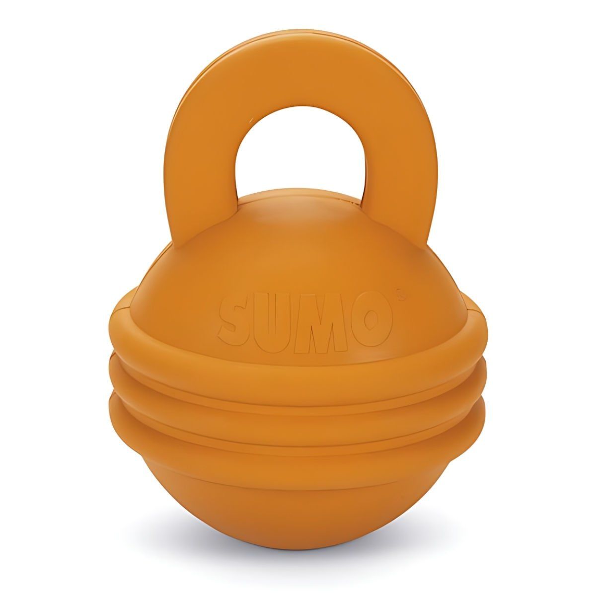 Beeztees Sumo Kettlebell Dog Toy Rubber Orange 16 x 12 x 12 cm