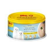 Me-O 4199-Konserve Kedi Maması Kitten Keçi Sütü ve Ton Balıklı 80 Gr 24 Adet