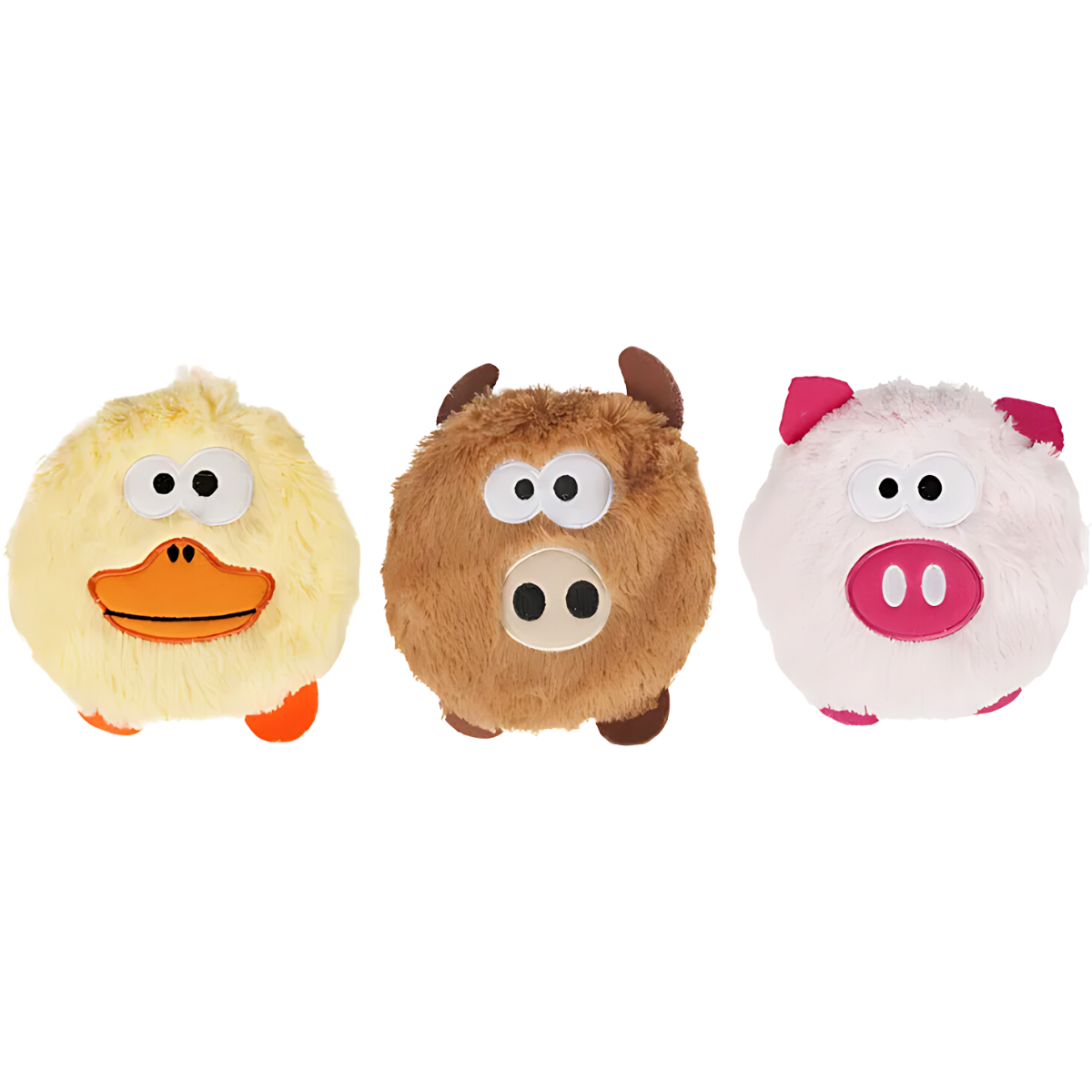 Karlie Toy Wieke Duck & Pig & Wild Boar Karışık Köpek Peluş Oyuncak