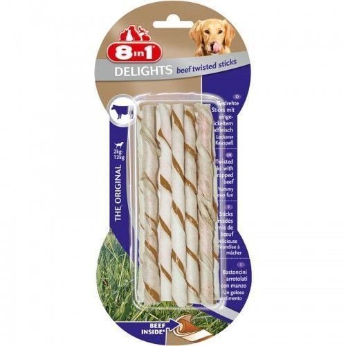 8 In 1 Delights Twisted Biftekli Burgu Ağız Bakım Kemiği 55 Gr