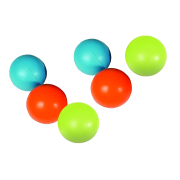 Karlie Dog Toy Rubber Ball Assorti Köpek Oyun Topu 7,5 cm