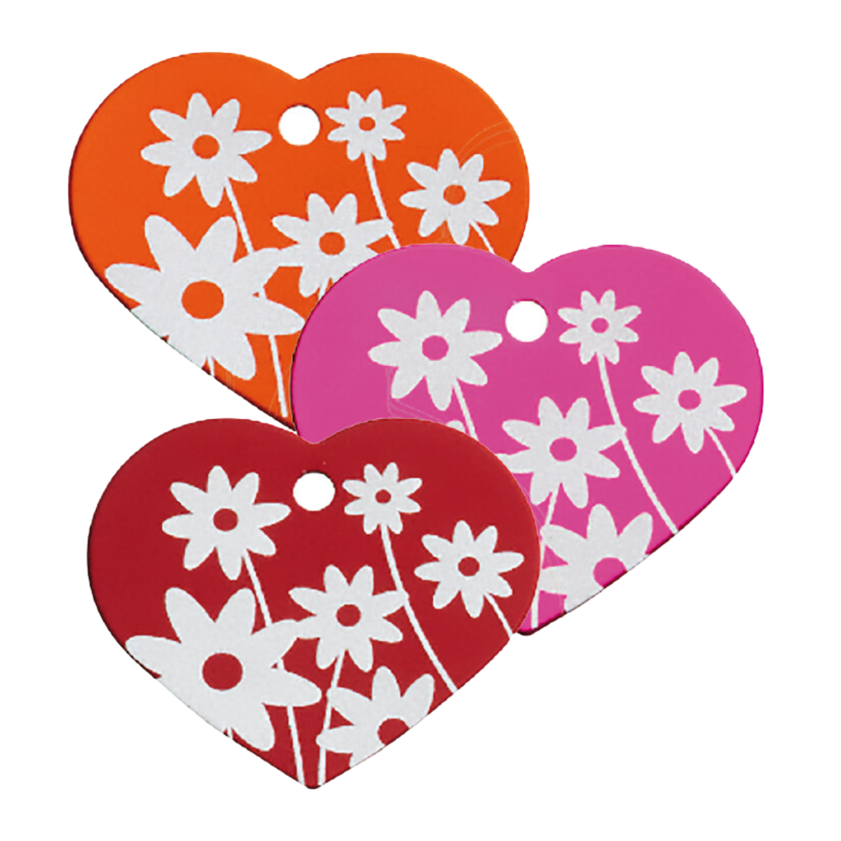 iMARC Large Purple Heart, Daisy Flower Köpek İsimliği
