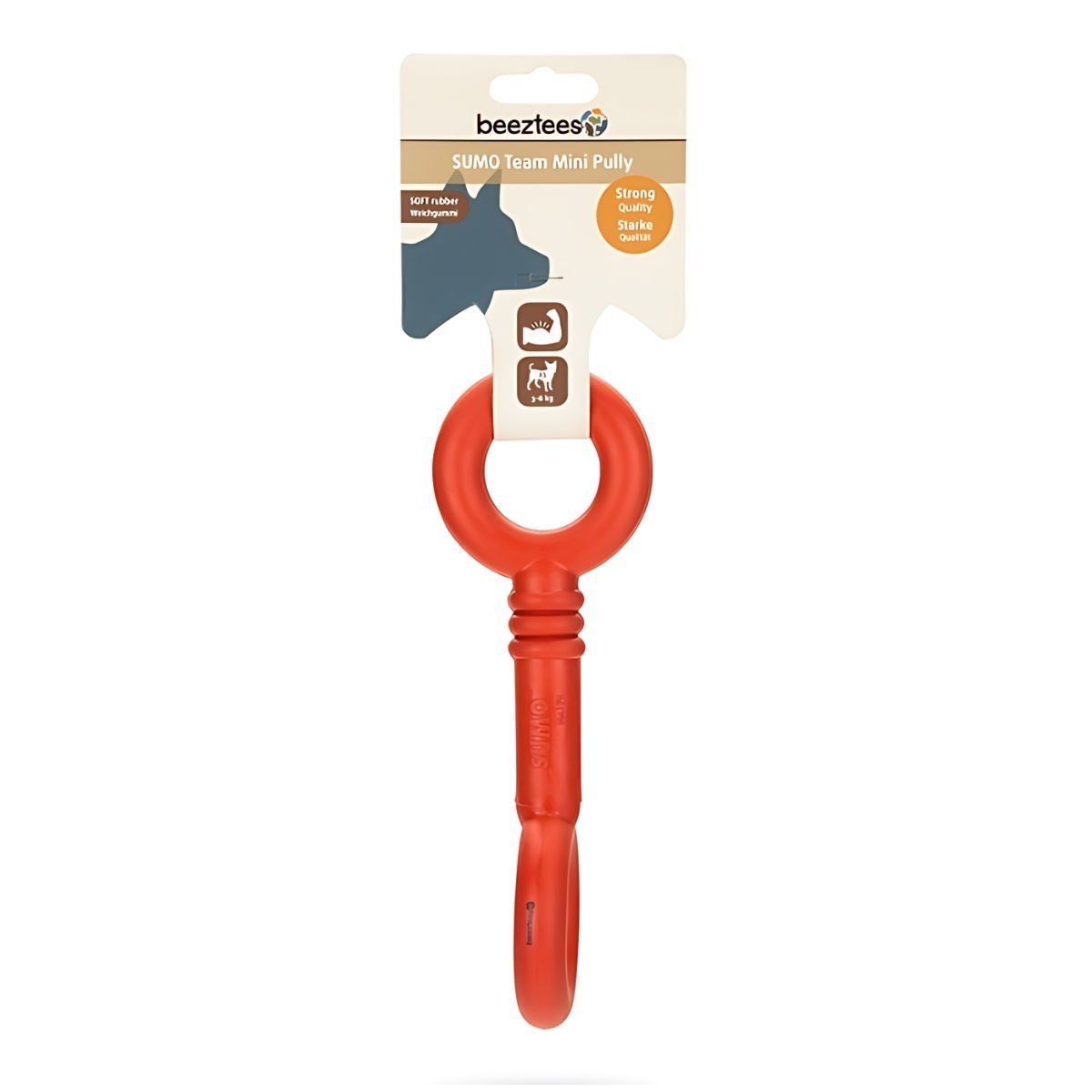 Beeztees Sumo Mini Dental Oyuncak Kırmızı 20 cm