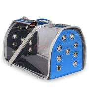 Lepus Flybag Şeffaf Kedi ve Köpek Taşıma Çantası 25 x 40 x 25h cm Mavi