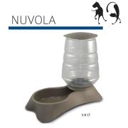 MP Nuvola Hazneli Kedi Köpek Mama Kabı 3,8 L - Kahverengi