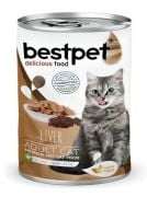 BestPet Parça Etli ve Ciğerli Yetişkin Kedi Konservesi 400gr X 12 Adet
