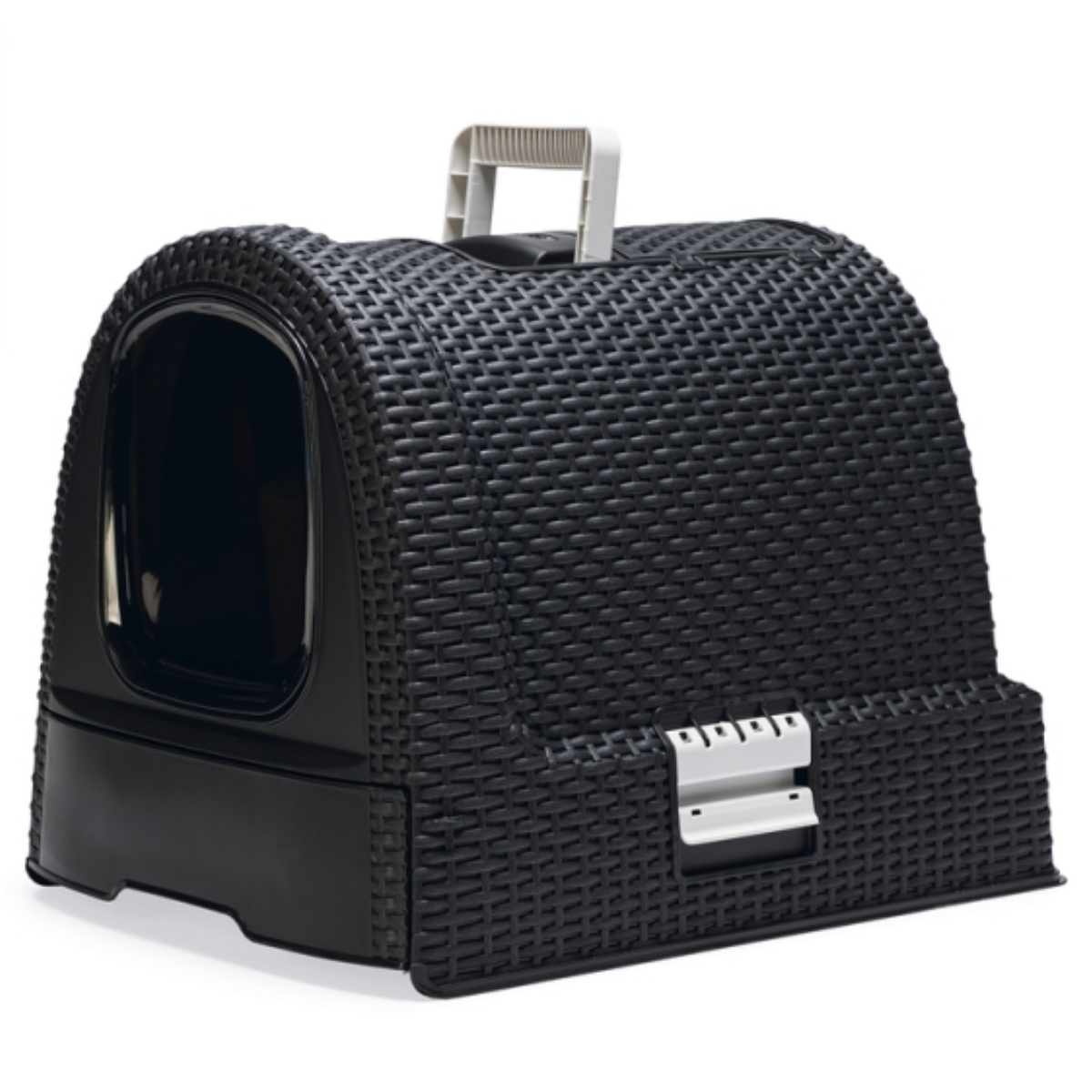 Karlie Çekmeceli Antrasit Kapalı Kedi Tuvaleti