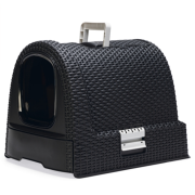 Karlie Çekmeceli Antrasit Kapalı Kedi Tuvaleti