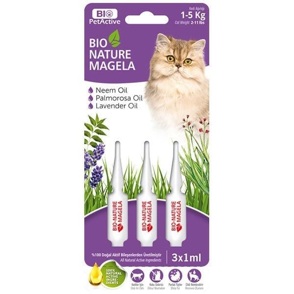 Bio Pet Active Bio Nature Magela Kedi Ense Damlasi  3 x 1 ml