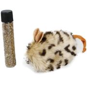 Karlie Kedi Otlu Peluş Fare Kedi Oyuncağı 10 x 4 x 4 cm