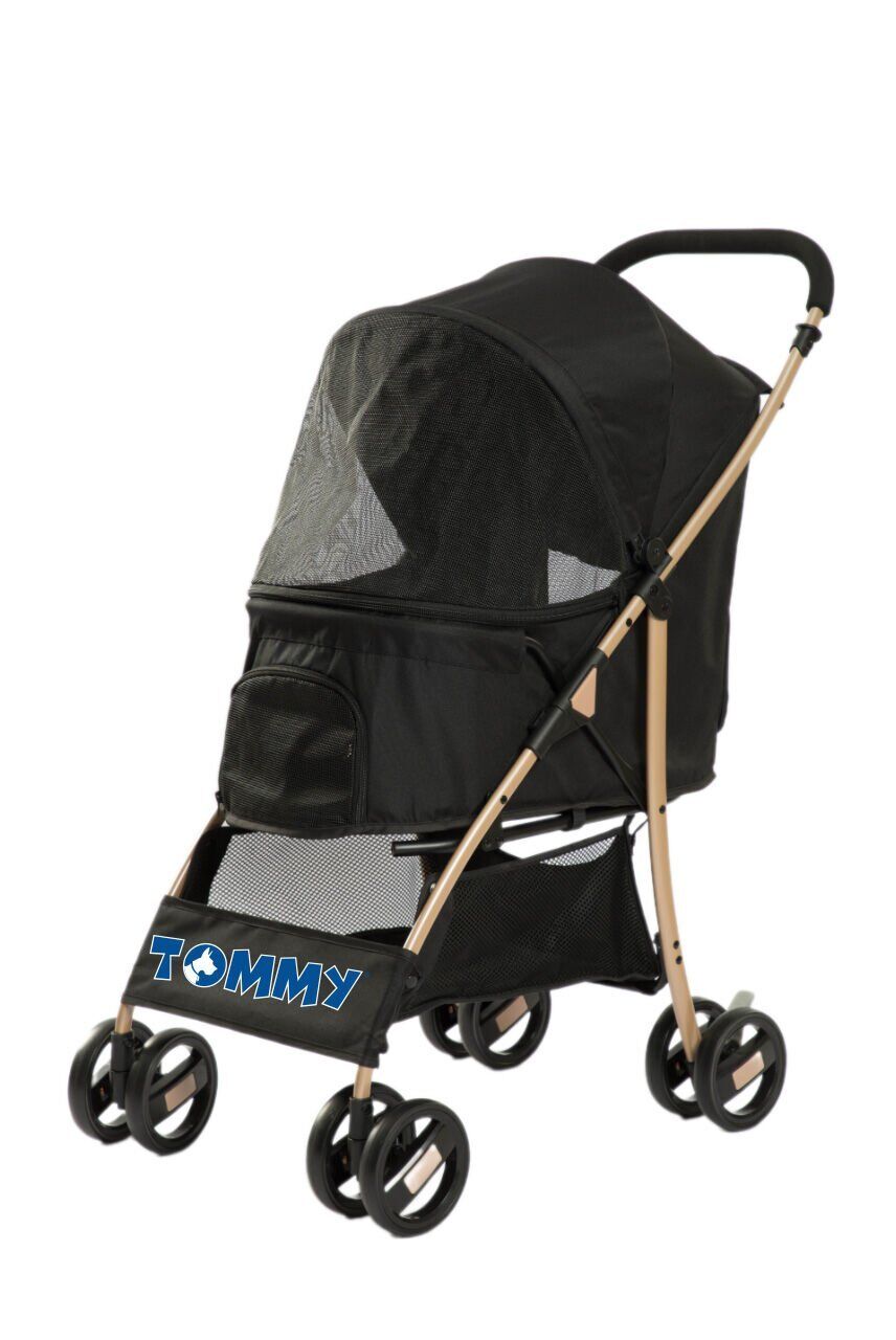 Tommy Evcil Hayvan Arabası Siyah 67x 47 x 98 cm Max 15 kg