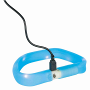Trixie Işıklı Köpek Boyun Tasması L - XL Mavi- 18 Mm - 70 Cm