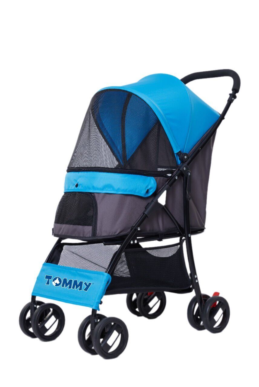 Tommy Evcil Hayvan Arabası Mavi 67 x 47 x 98 cm Max 15 kg