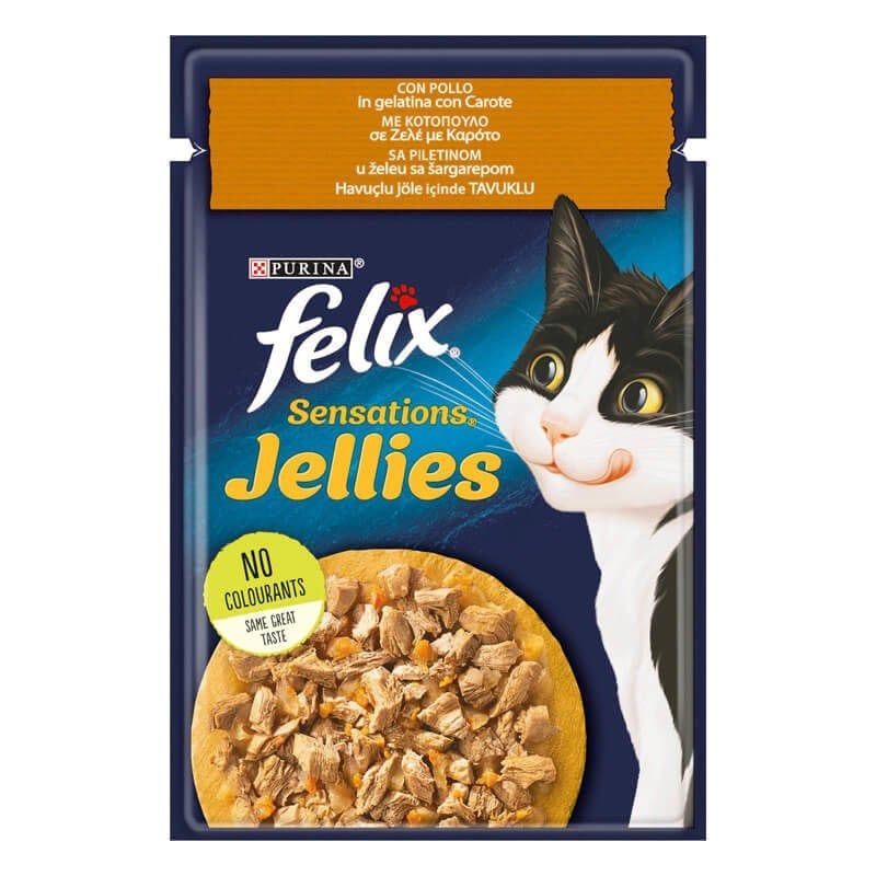 Purina Felix Havuçlu Tavuklu Kedi Yaş Maması 85 gr