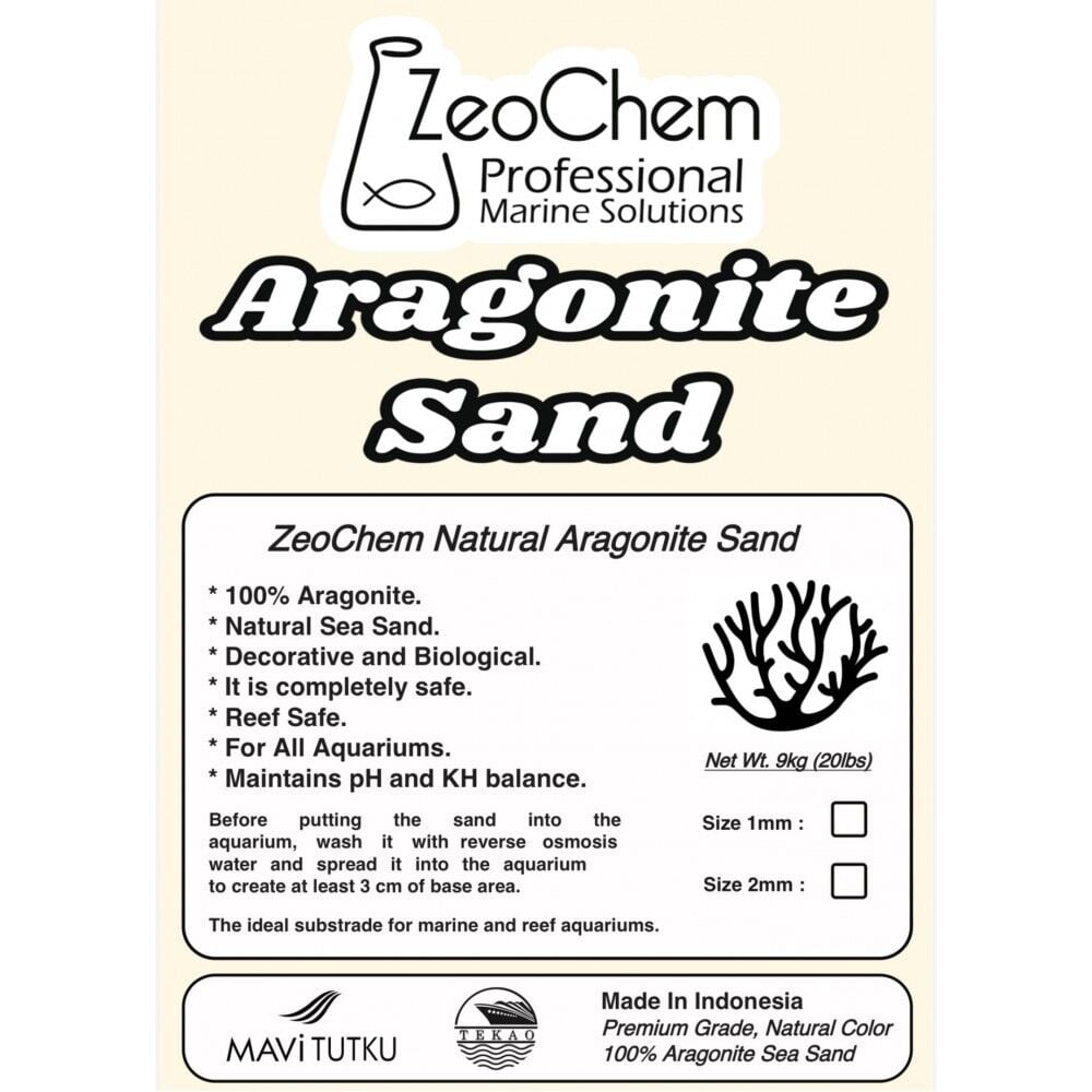 ZeoChem - Aragonite Sand - 9 kg