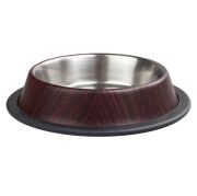 Ankur 64 Oz Bambu Desenli Köpek Çelik Mama ve Su Kabı