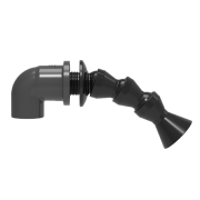Nozzle Su Çıkış - Siyah - POM - 20 lik