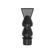 Nozzle Su Çıkış - Siyah - POM - 20 lik