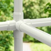 5 Yönlü Çapraz Bağlantılı Istavroz - Upvc - Beyaz