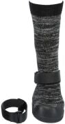 Trixie Yumuşak Köpek Çizmesi L-XL 2 Adet Siyah-Gri
