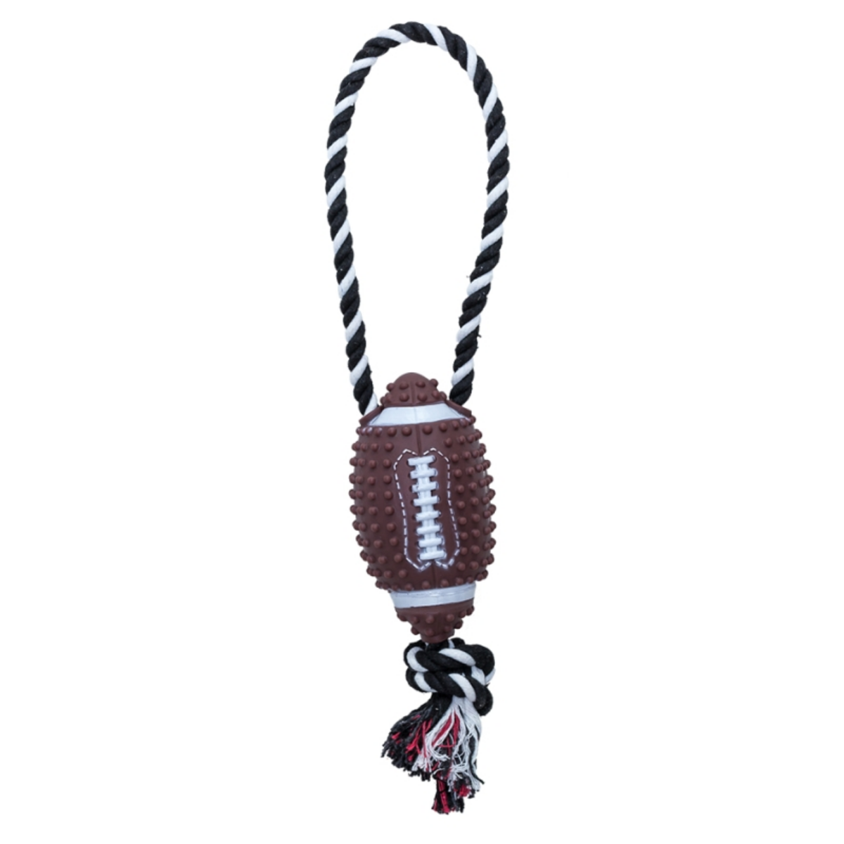 Eastland Plastik Rugby Topu ve Halka Diş İpi 15 Cm köpek Oyuncağı